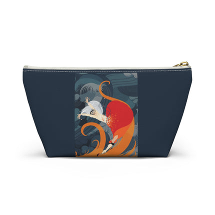 Flame of the Tempest Cosmetic Bag – Fiery Drama & Elemental Grace