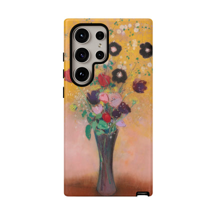 Vase of Flowers by Odilon Redon Phone Cases