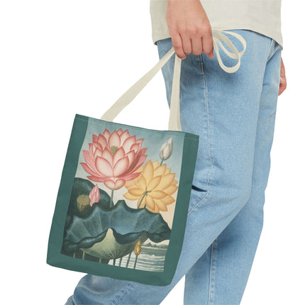The Sacred Egyptian Lotus by Robert John Thornton Tote Bag (AOP)