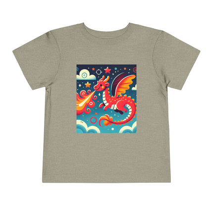 Starry Sky Dragon Toddler Short Sleeve Tee