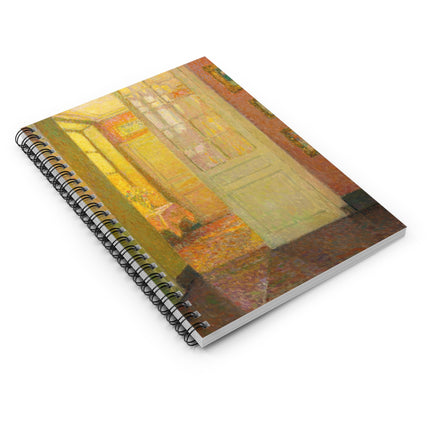 Interior, Window Light by Henri Le Sidaner Spiral Notebook - Ruled Line