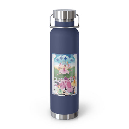 Graceful Enchantment Copper Vacuum Insulated Bottle, 22oz