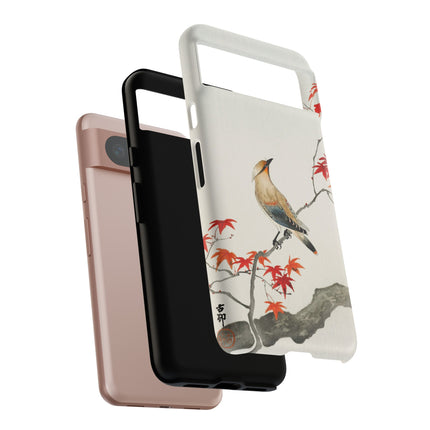 Japanese Bird on Maple by Ohara Koson Phone Cases