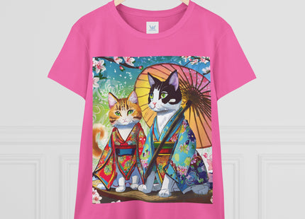 Kimono Kitties Cotton Tee