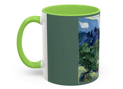 Olive Trees by Vincent Van Gogh Colorful Mugs (11oz, 15oz)