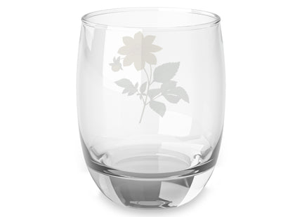 Dahlia Botanical Illustration by Pierre-Joseph Redouté Whiskey Glass