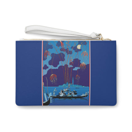 Fireworks in Venice by George Barbier Clutch Bag