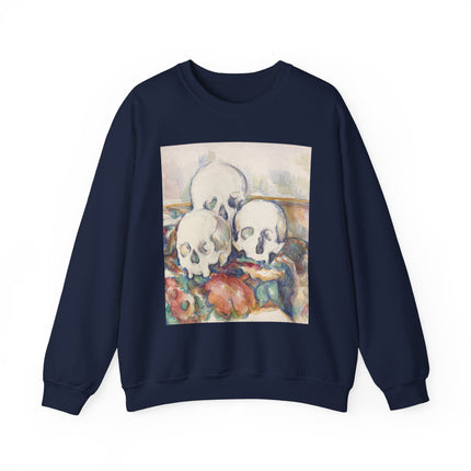The Three Skulls by Paul Cézanne Unisex Heavy Blend™ Crewneck Sweatshirt