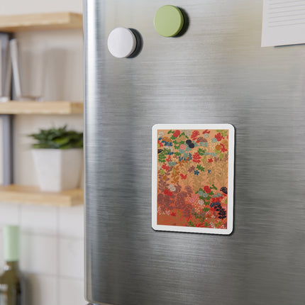 Japanese Flower Pattern by G.A. Audsley Die-Cut Magnets (5 Sizes)