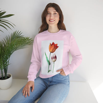 Tulip by Anselmus Boëtius de Boodt Heavy Blend™ Crewneck Sweatshirt