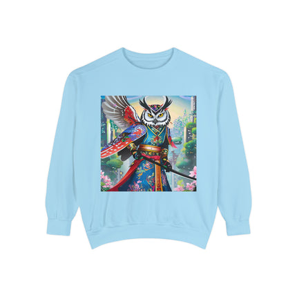 Cyberpunk Samurai Owl Sweatshirt