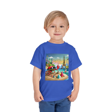 Crab Architect Toddler Short Sleeve Tee