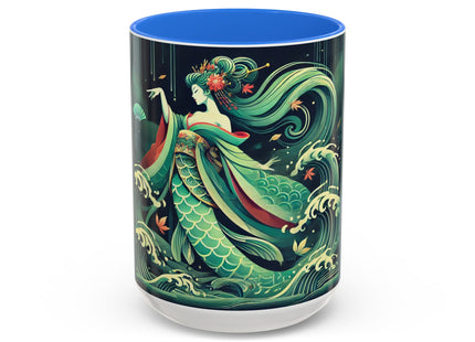 Mermaid Queen Rising from the Deep Colorful Mugs (11oz, 15oz)