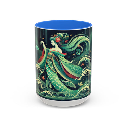Mermaid Queen Rising from the Deep Colorful Mugs (11oz, 15oz)