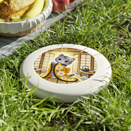 Playful Kitten in the Tea Room Wham-O Frisbee – Curious Paws & Cozy Charm
