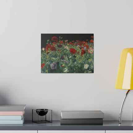 Poppies (A Study of Poppies for Carnation, Lily, Lily, Rose) by John Singer Sargent Matte Canvas, Stretched, 0.75"