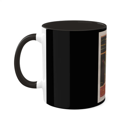 Pompeii Walls Pl.04 by Victor Steeger Colorful Mugs, 11oz