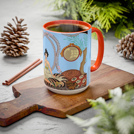 Minuit … ou l’appartement à la mode by George Barbier Colorful Mugs (11oz, 15oz)