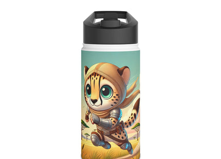 Swift Cheetah Stainless Steel Water Bottle, Standard Lid