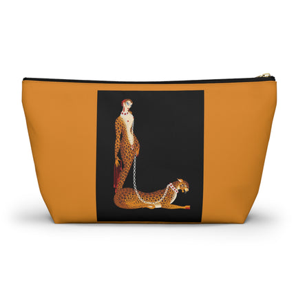 Leopard Queen Cosmetic Bag – Wild Glamour & Art Deco Elegance