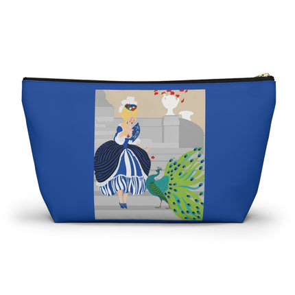 Peacock Courtesan Cosmetic Bag – Whimsical Elegance & Royal Splendor