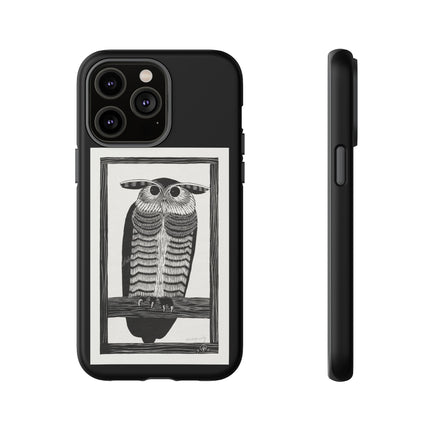 Horned Owl by Samuel Jessurun de Mesquita Phone Cases