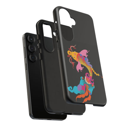 Golden Koi Phone Case – Lucky Swim & Vibrant Fortune