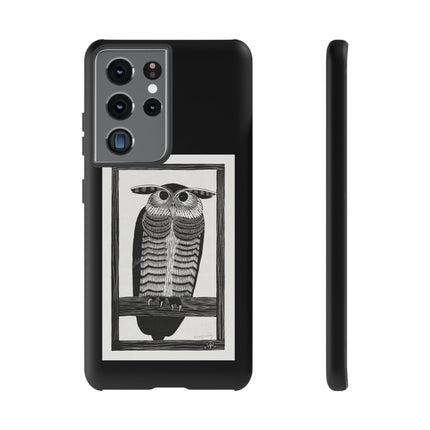 Horned Owl by Samuel Jessurun de Mesquita Phone Cases