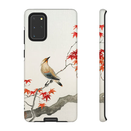 Japanese Bird on Maple by Ohara Koson Phone Cases