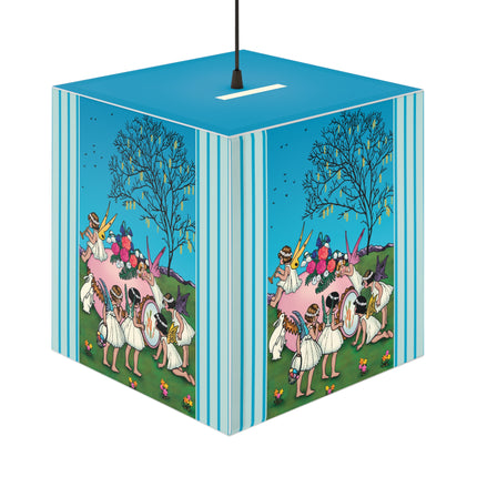 Enchanted Easter Gathering Light Cube Lamp