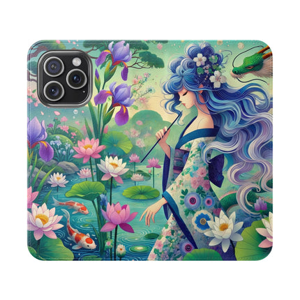 Fairy of the Koi Pond Flip Case – Mystical Harmony & Pond Enchantment