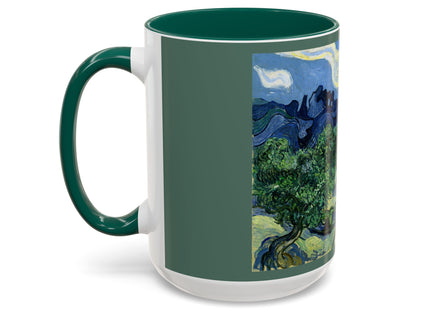 Olive Trees by Vincent Van Gogh Colorful Mugs (11oz, 15oz)