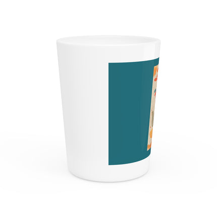 Book Illustration by Hashiguchi Goyō Ceramic Shot Glass