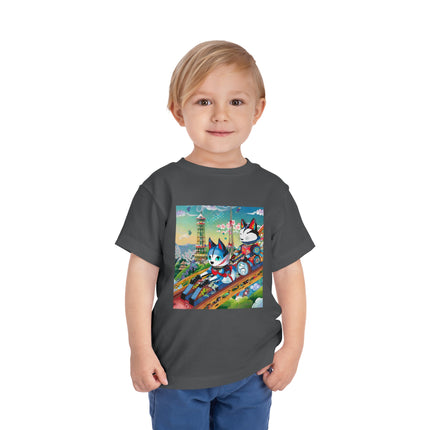 Kitsune Carnival Toddler Short Sleeve Tee