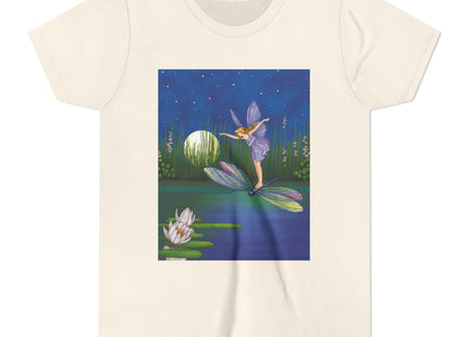 Fairy on a Dragonfly by Ida Rentoul Outhwaite Youth Short Sleeve Tee