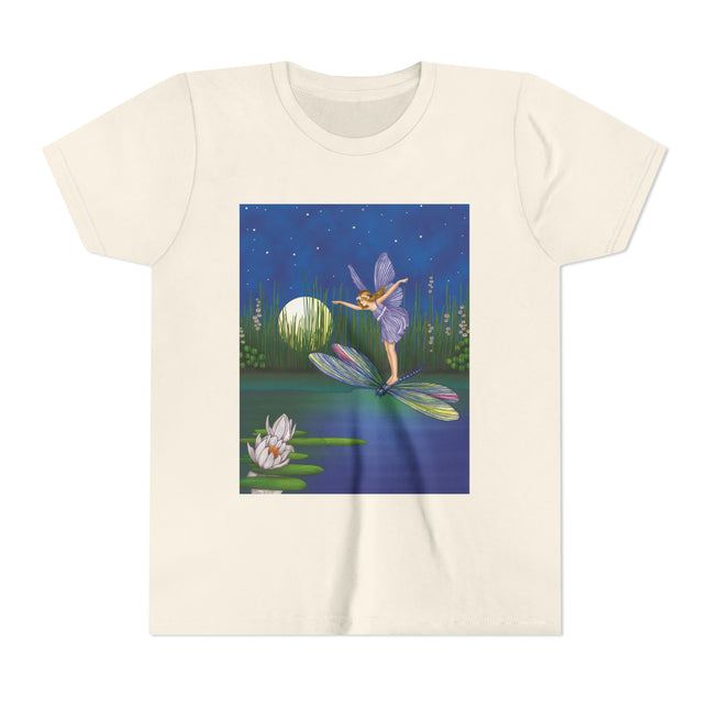 Fairy on a Dragonfly by Ida Rentoul Outhwaite Youth Short Sleeve Tee