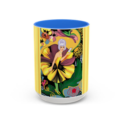 Enchanted Pansy Elegance Colorful Mugs (11oz, 15oz)