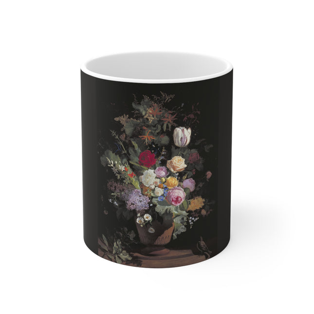 Flowers In A Vase by Otto Didrik Ottesen Ceramic Mug 11oz