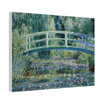 Water Lilies and Japanese Bridge by Claude Monet Matte Canvas, Stretched, 0.75"