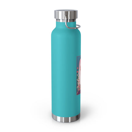 August & Peridot (from the Gem Series) by Sofia Chiostri Copper Vacuum Insulated Bottle, 22oz