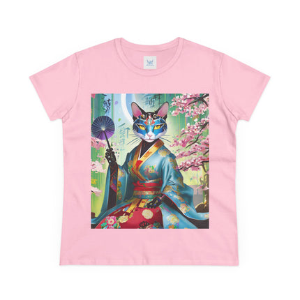 Cyberpunk Geisha Cotton Tee
