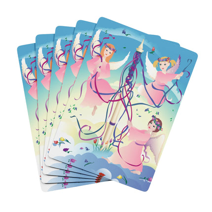 Angelic Revelry Playing Cards