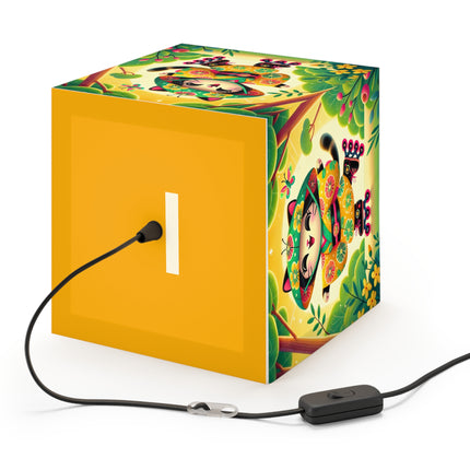 🌟🛼 Firefly Dance on Wheels Light Cube Lamp – Joyful Glow & Playful Movement