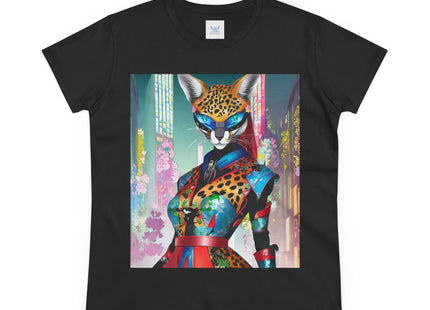 Cyber Cat Glamour Cotton Tee