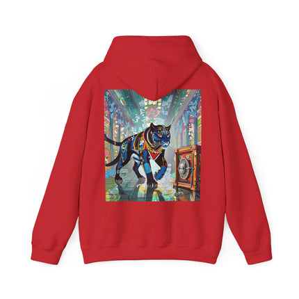Cyber Panther’s Hunt – Heavy Blend™ Hooded Sweatshirt