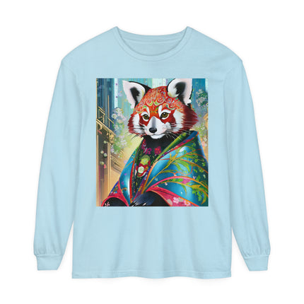 Cybernetic Red Panda Long Sleeve T-Shirt