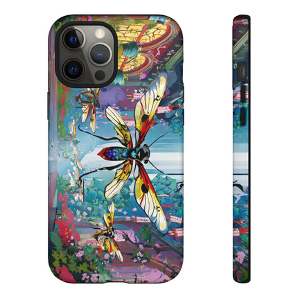Neon Swarm Phone Cases
