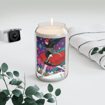 🎁✨ The Lady Of The Christmas Hatbox Scented Soy Candle – Art Deco Holiday Fantasy