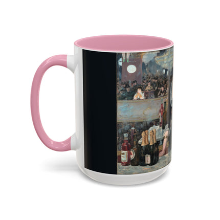 A Bar at the Folies-Bergère by Edouard Manet Colorful Mugs (11oz, 15oz)