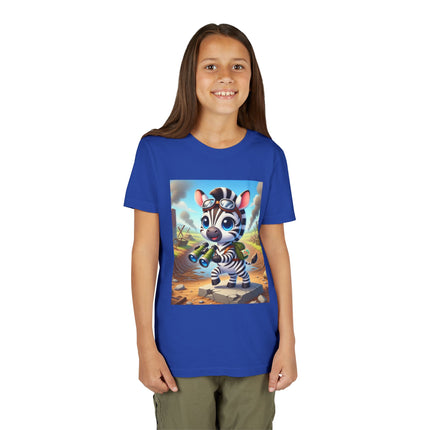 Zebra Lookout Youth Short Sleeve Tee